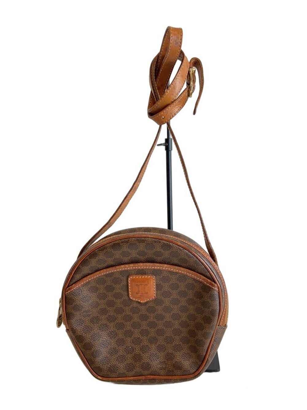 Celine Shoulder Macadam Bag Brown